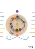 Pulsera Boho, Pulsera Elástica, 7 Chakras Negra